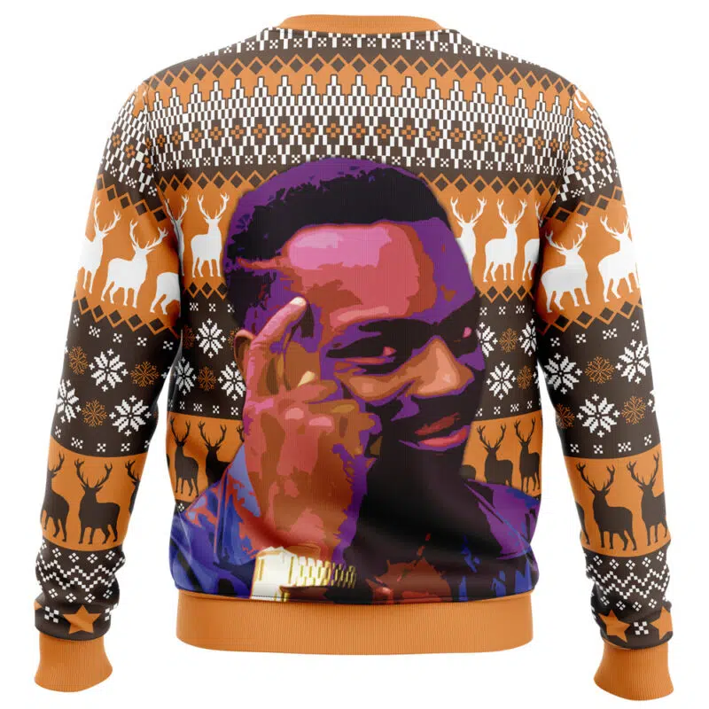Roll Safe Meme Ugly Christmas Sweater - Image 2