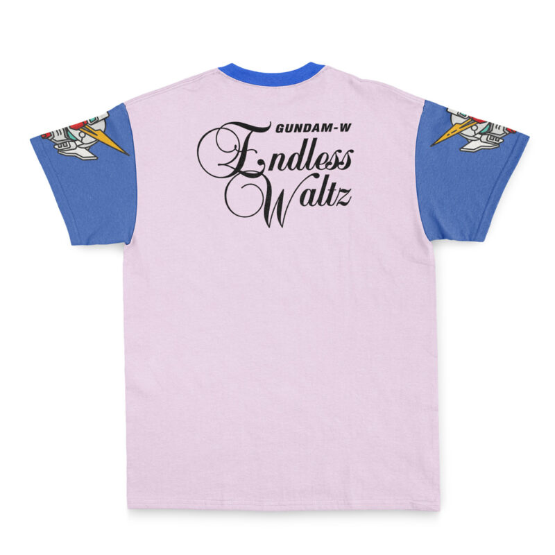 Heero Yuya x Wing Zero Gundam Wing Endless Waltz Streetwear T-Shirt - Image 3
