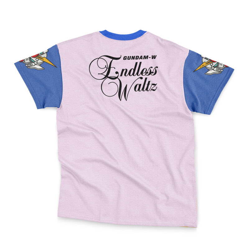 Heero Yuya x Wing Zero Gundam Wing Endless Waltz Streetwear T-Shirt - Image 4