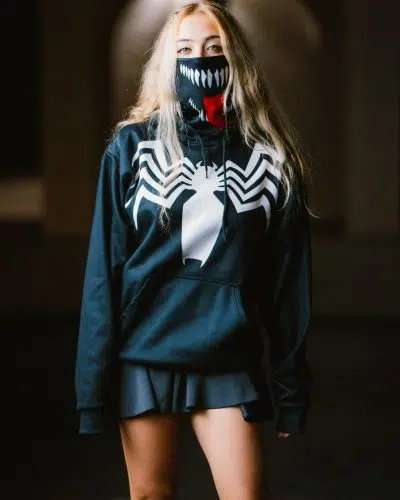 Venom Marvel Comics Masked Hoodie