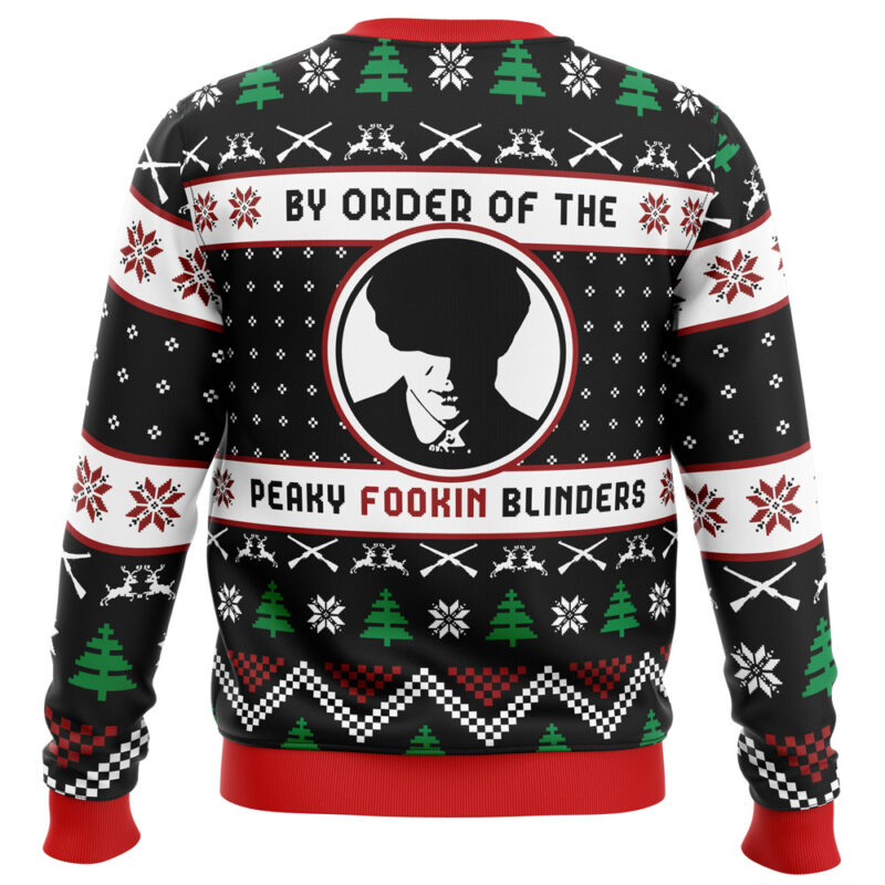 By The Order of The Peaky Blinders Peaky Blinders Ugly Christmas Sweater - Image 2