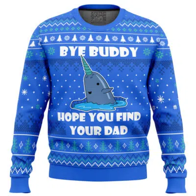 Bye Buddy Elf Time Ugly Christmas Sweater