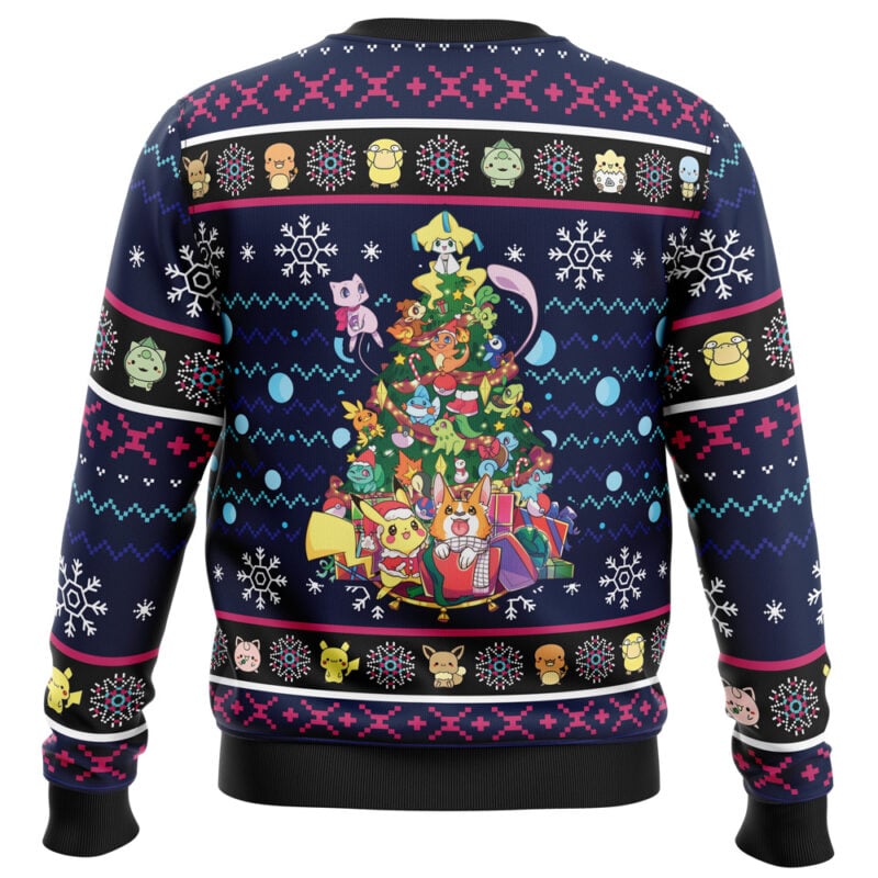 Christmas Tree Pokemon Ugly Christmas Sweater - Image 2