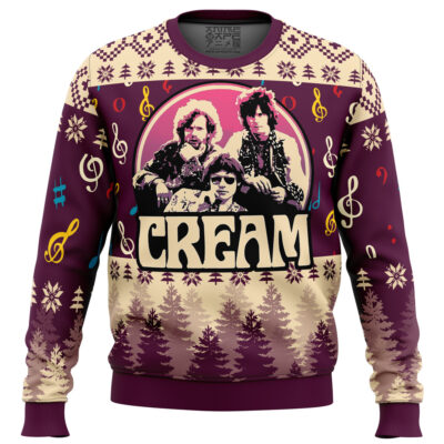 Cream Band_Ugly Christmas Sweater