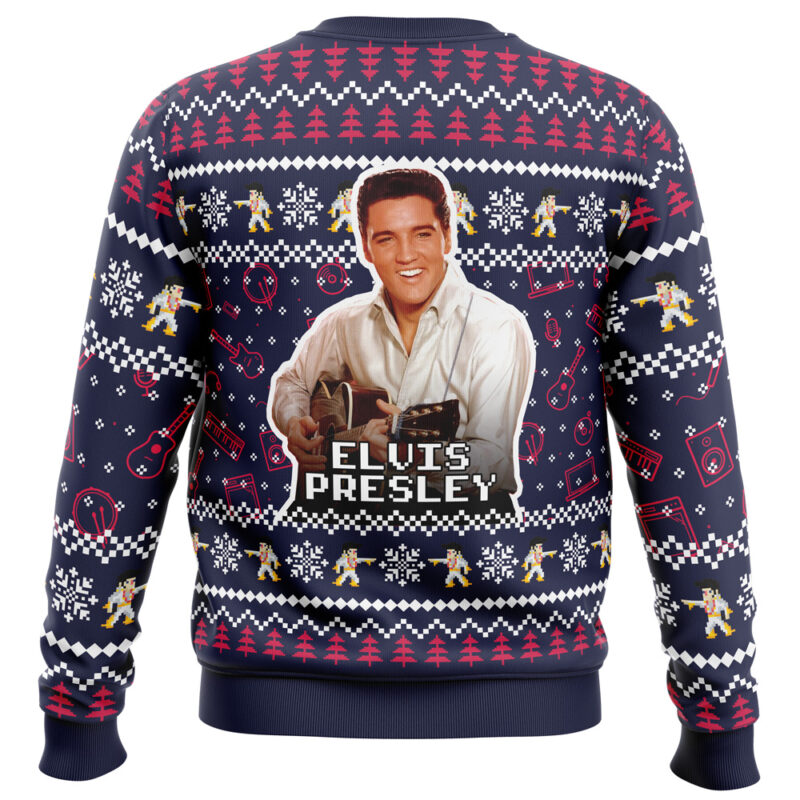 Elvis Presley Ugly Christmas Sweater - Image 2