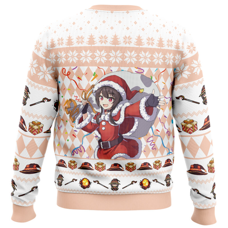 God's Blessing on this Wonderful World Explosion KonoSuba Ugly Christmas Sweater - Image 2