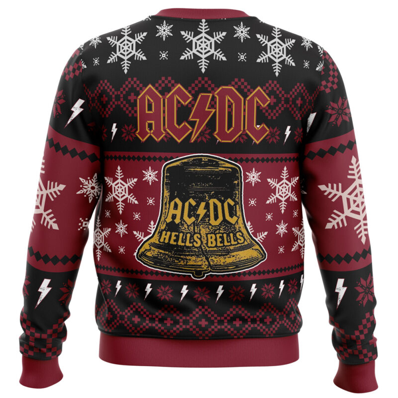 Hells Bells ACDC Ugly Christmas Sweater - Image 2
