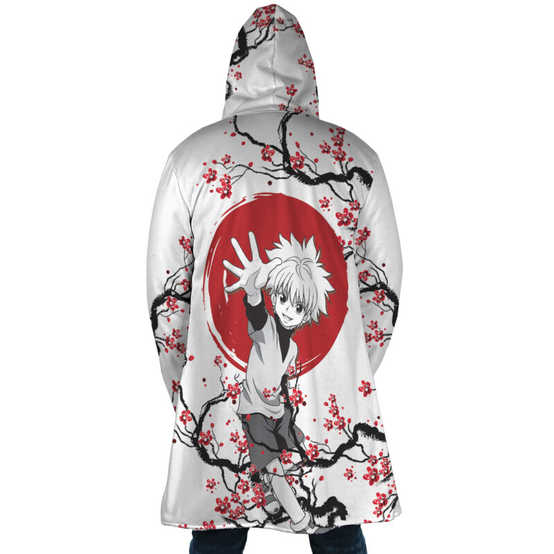 Killua Zoldyck Cherry Blossom Hunter x Hunter Dream Cloak Coat - Image 6
