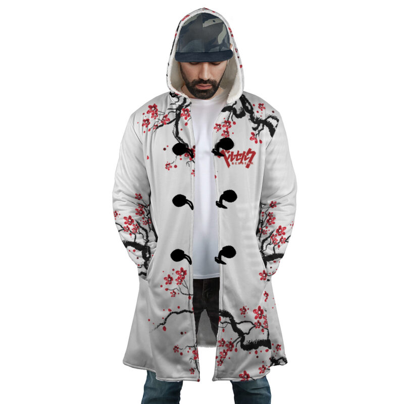 Guts Cherry Blossom Berserk Dream Cloak Coat - Image 5