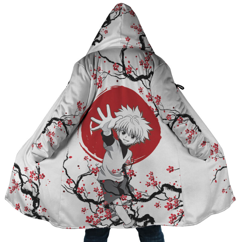Killua Zoldyck Cherry Blossom Hunter x Hunter Dream Cloak Coat