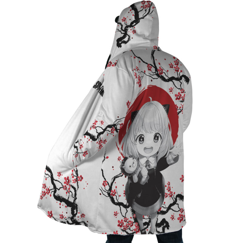 Anya Forger Cherry Blossom Spy X Family Dream Cloak Coat - Image 2
