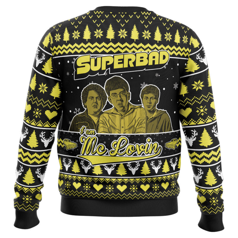 I am Mc Lovin Superbad Ugly Christmas Sweater - Image 2
