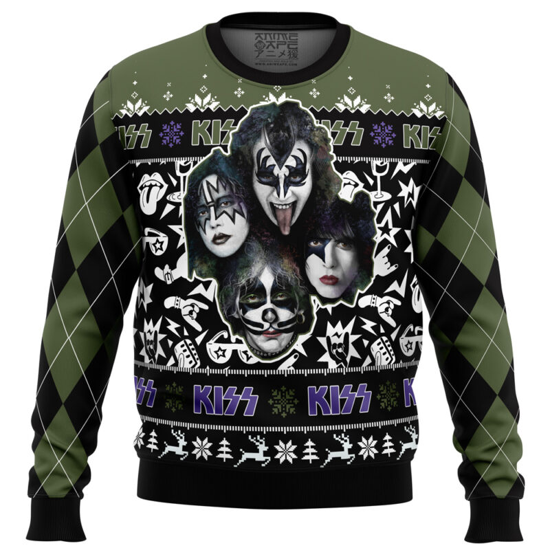 Kiss Band_Ugly Christmas Sweater