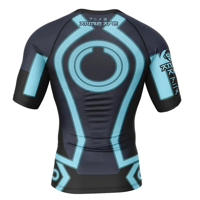Legacy Uniform Tron Short Sleeve Rash Guard Compression Shirt - Image 2