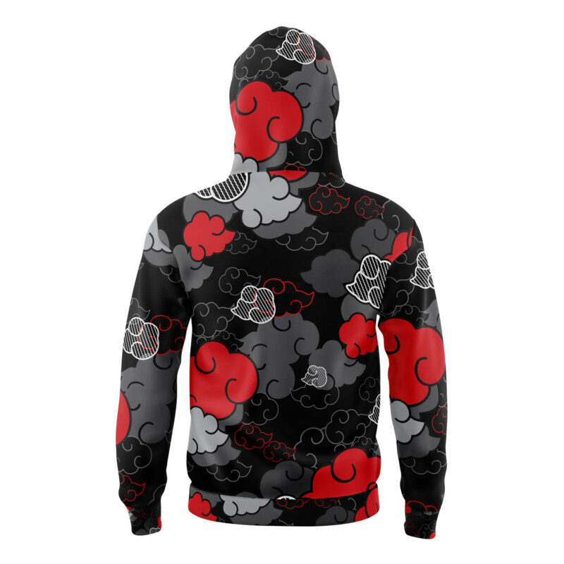 Black Aloha Akatsuki  Masked Hoodie - Image 2