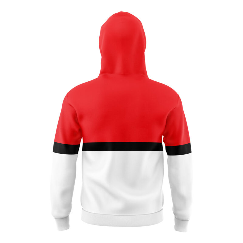 Pokeball Pokemon Masked Hoodie - Image 2