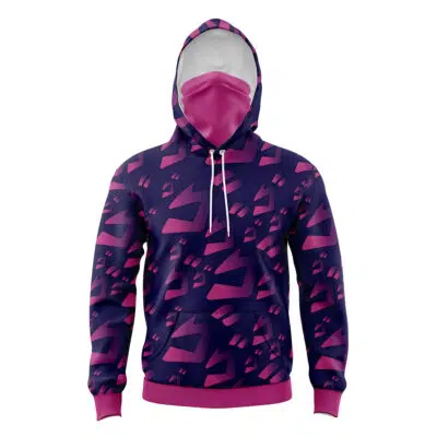 Menacing Aura Jojo's Bizarre Adventure Masked Hoodie