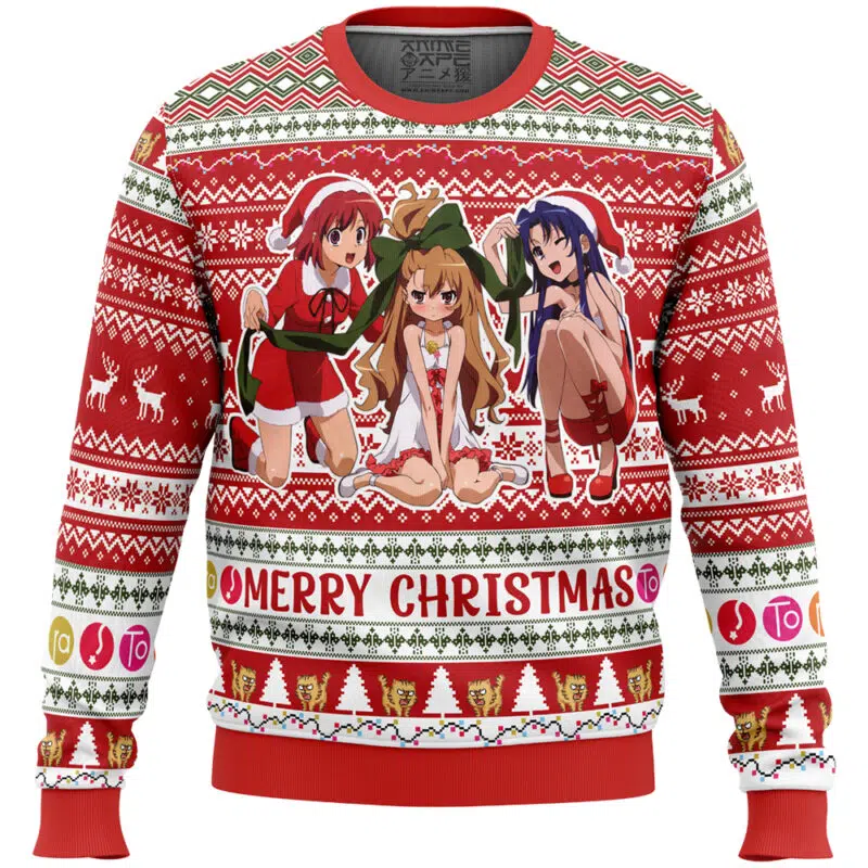 Merry Christmas ToraDora Ugly Christmas Sweater
