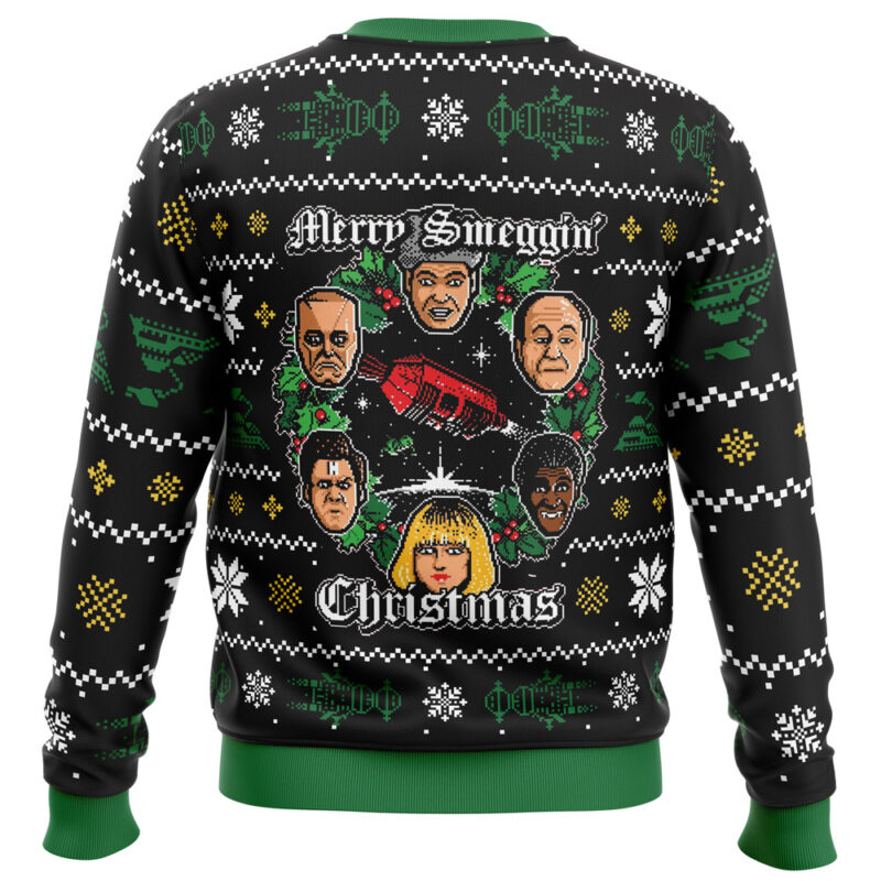 Merry Smeggin' Christmas Red Dwarf Ugly Christmas Sweater - Image 2
