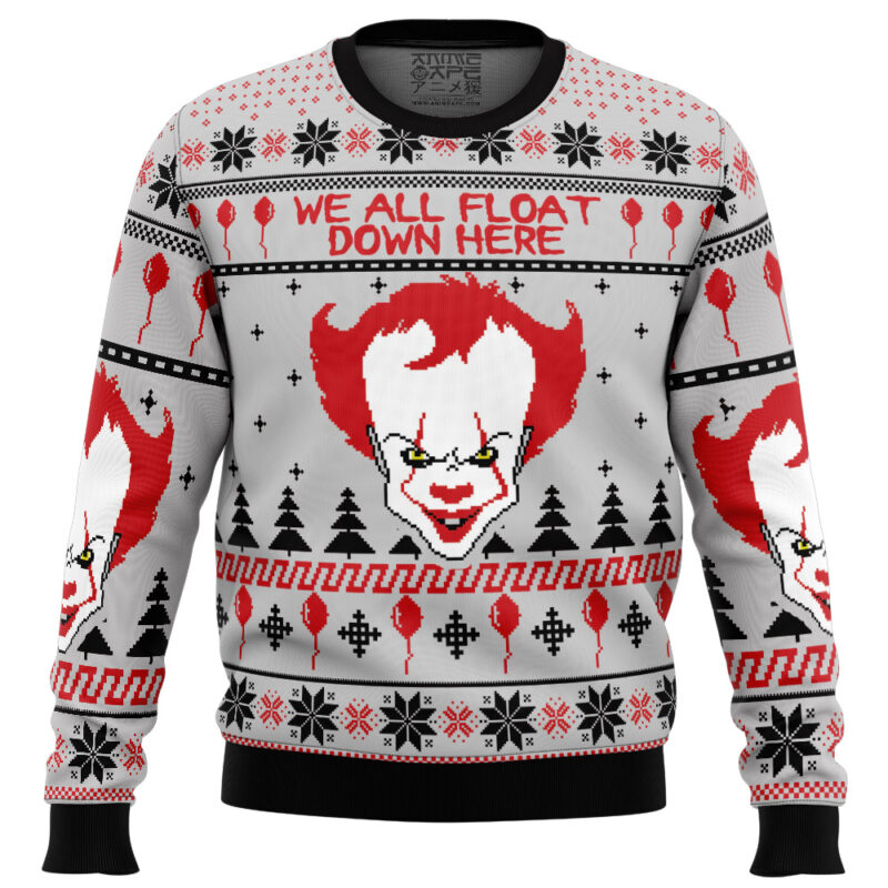 Pennywise IT Ugly Christmas Sweater