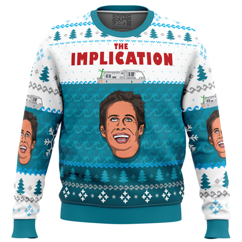 The Implication Pop Culture Ugly Christmas Sweater