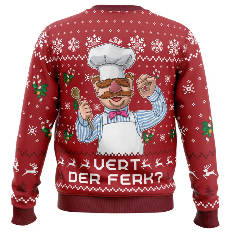 Vert Der Ferk The Muppet Show Ugly Christmas Sweater - Image 2