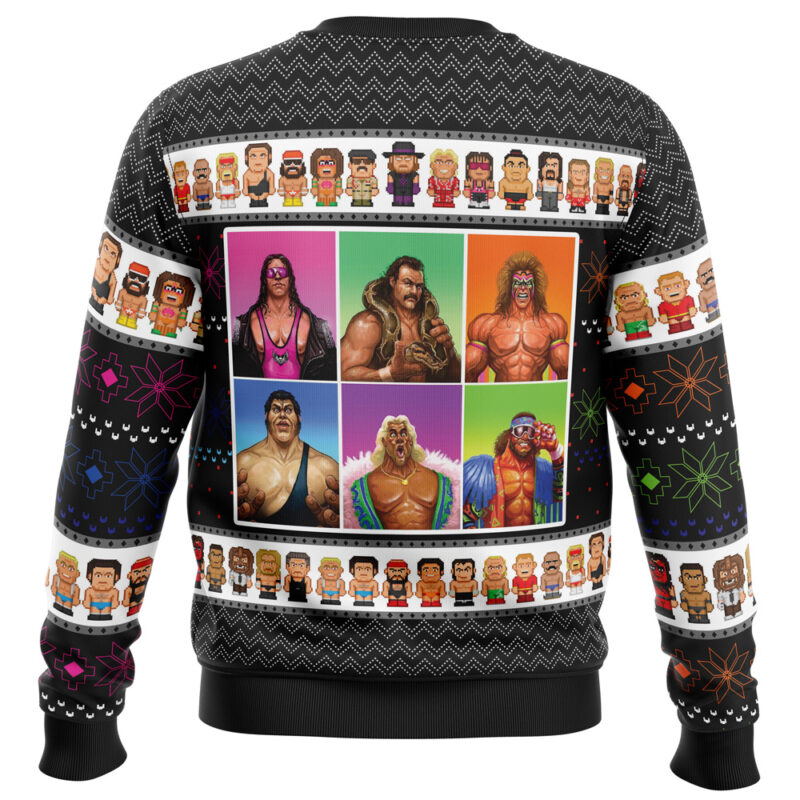WWF Wrestling Legends Ugly Christmas Sweater - Image 2