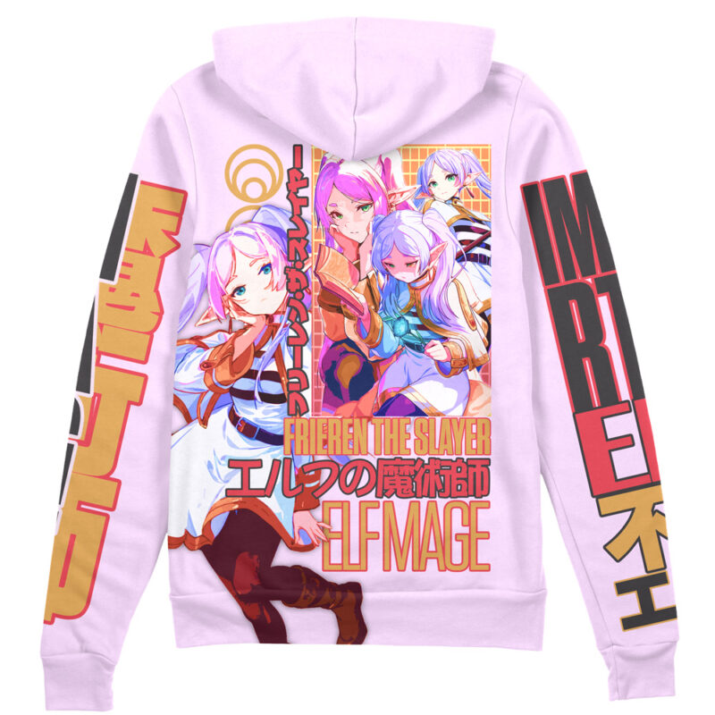 Frieren V2 Frieren Beyond Journey’s End Streetwear Zip Hoodie Jacket