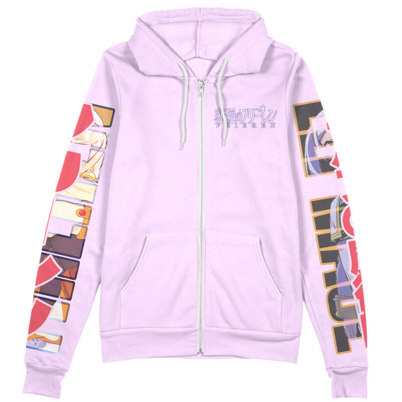 Frieren Frieren Beyond Journey’s End Streetwear Zip Hoodie Jacket - Image 2
