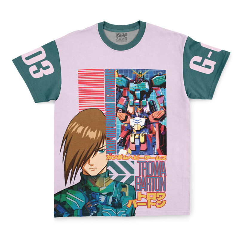 Heavyarms x Trowa Barton Gundam Wing Endless Waltz Streetwear T-Shirt