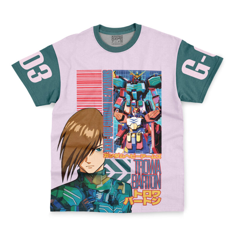 Heavyarms x Trowa Barton Gundam Wing Endless Waltz Streetwear T-Shirt - Image 2