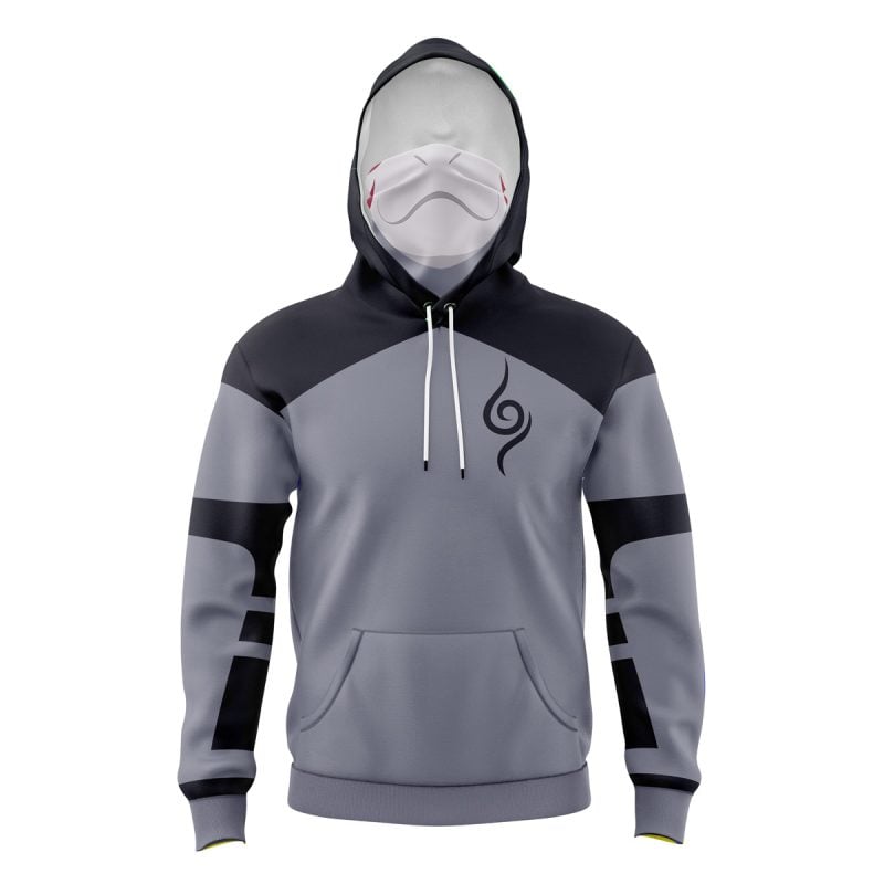 Kakashi Anbu Naruto Masked Hoodie