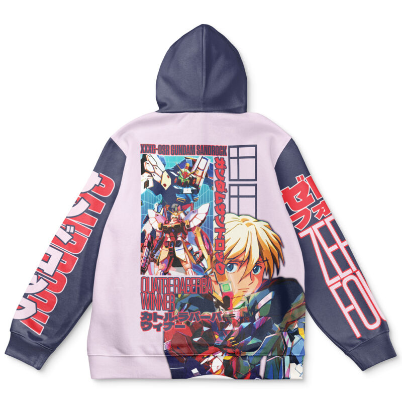 Sandrock x Quatre Raberba Winner Gundam Wing Endless Waltz Streetwear Hoodie
