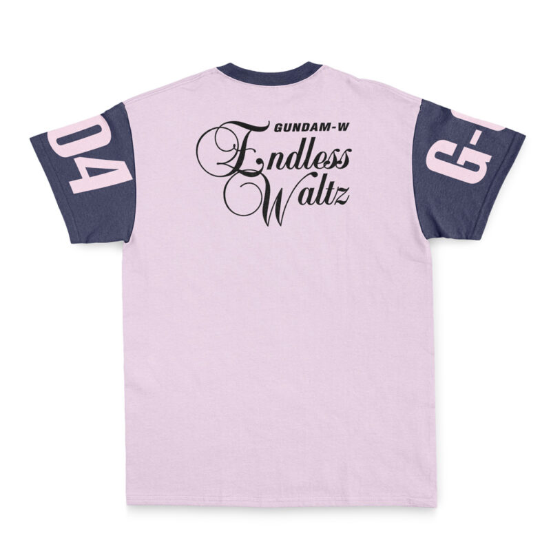 Sandrock x Quatre Raberba Winner Gundam Wing Endless Waltz Streetwear T-Shirt - Image 3