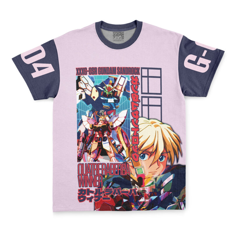 Sandrock x Quatre Raberba Winner Gundam Wing Endless Waltz Streetwear T-Shirt