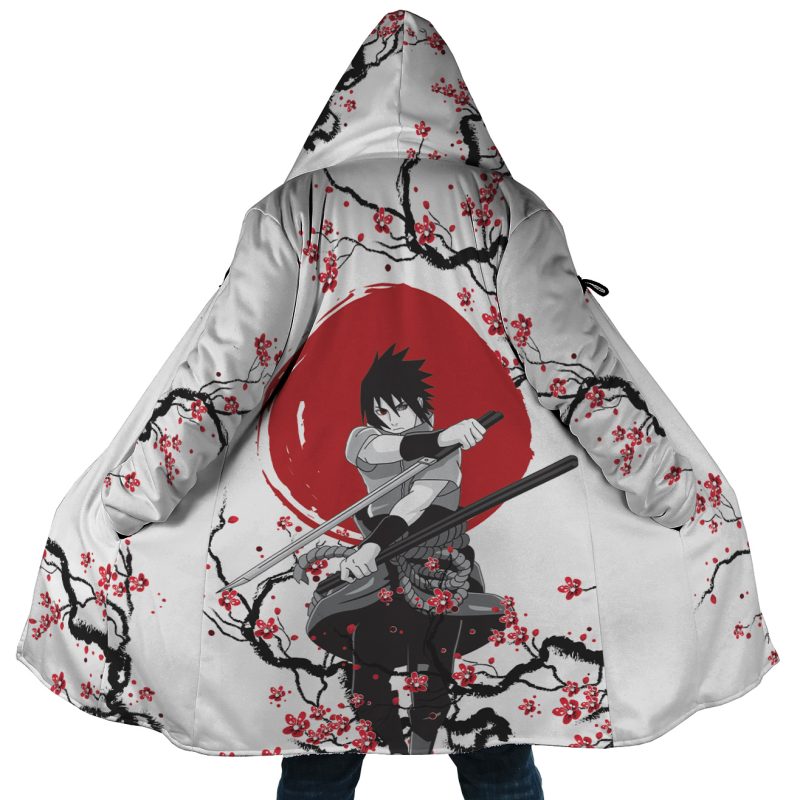 Sasuke Uchiha Cherry Blossom Naruto Dream Cloak Coat