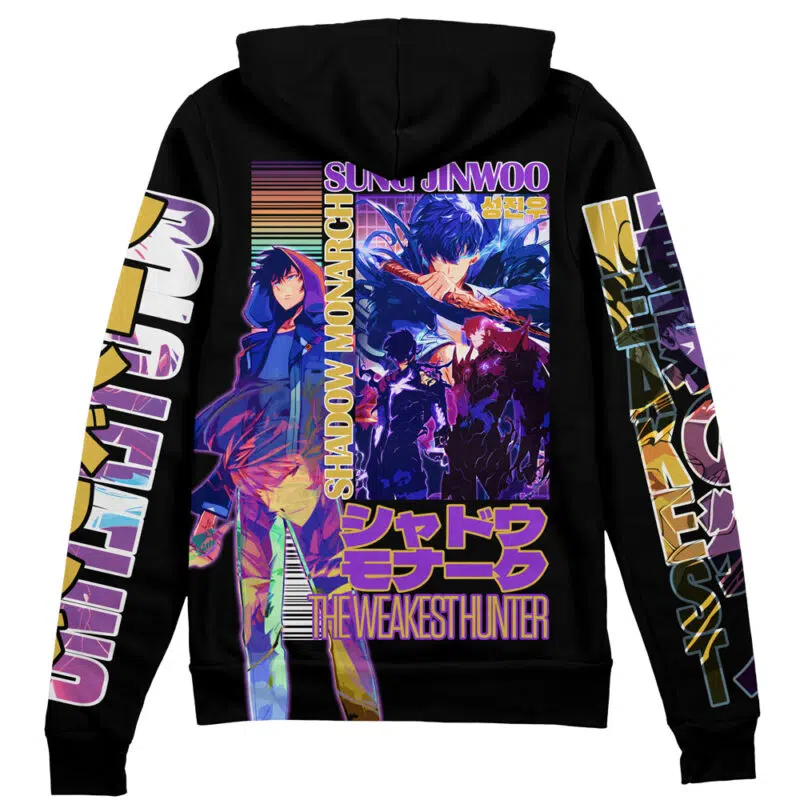 Sung Jinwoo Solo Leveling Streetwear Zip Hoodie Jacket