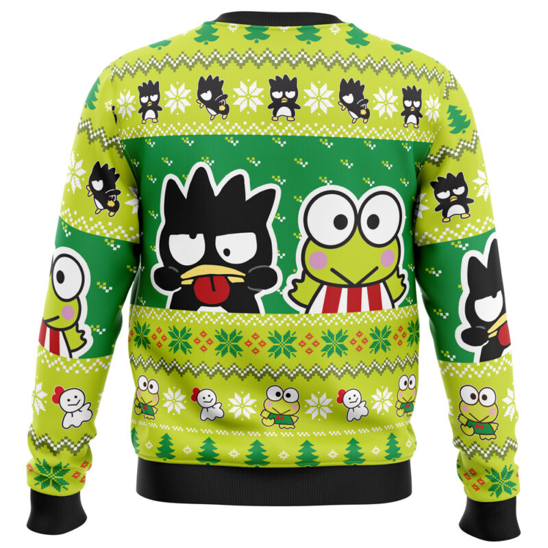 Badtz  Maru and Keroppi Sanrio Ugly Christmas Sweater - Image 2