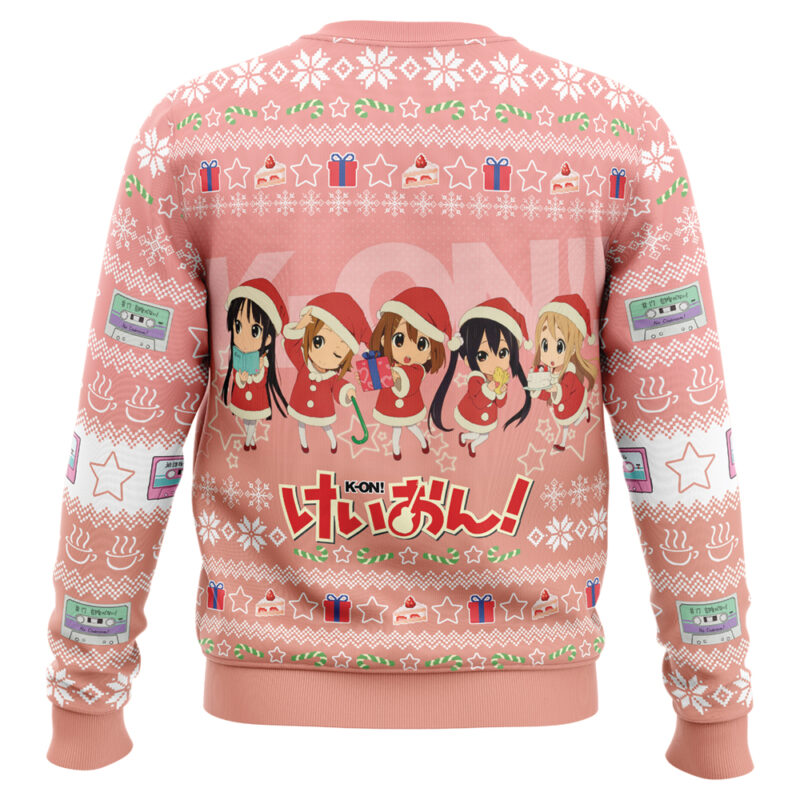 Chibi Christmas K-On! Ugly Christmas Sweater - Image 2
