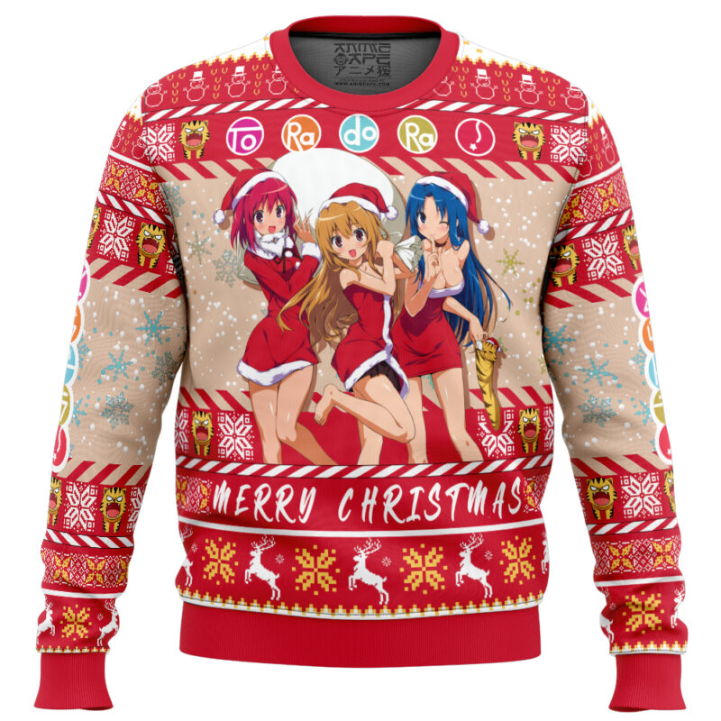 Christmas Girls Toradora Ugly Christmas Sweater