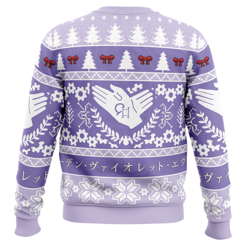 Christmas Soldier Violet Evergarden Ugly Christmas Sweater - Image 2