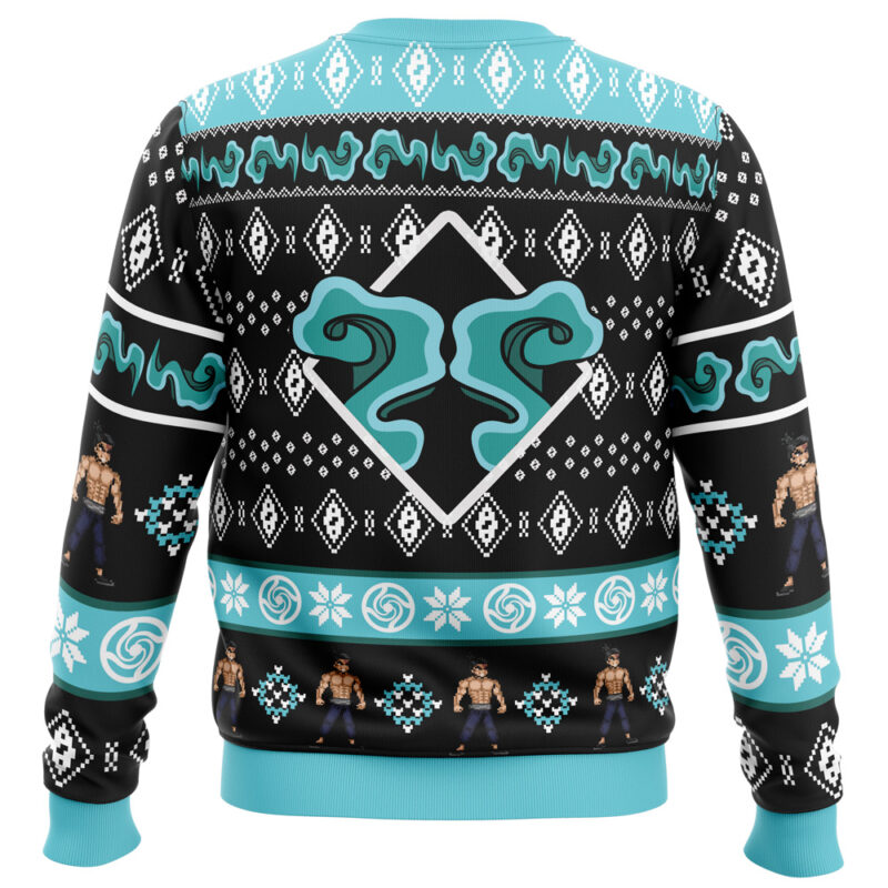 Cursed Energy Aoi Todo Jujutsu Kaisen Ugly Christmas Sweater - Image 2