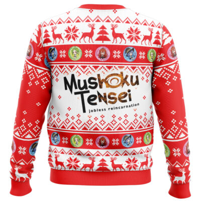 Happy Holidays Mushoko Tensei Jobless Reincarnation Ugly Christmas Sweater