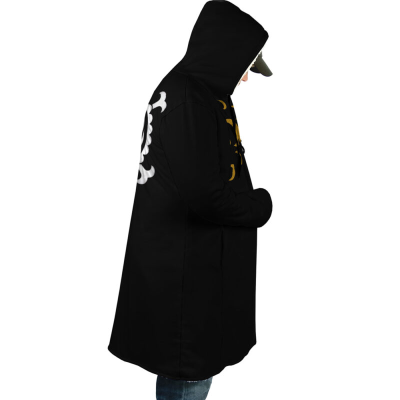 Kozuki Momonosuke Black One Piece Dream Cloak Coat - Image 3