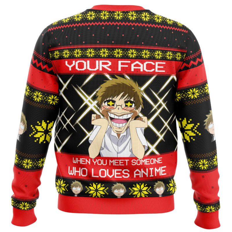 Loves Anime Nisekoi False Love_Ugly Christmas Sweaters