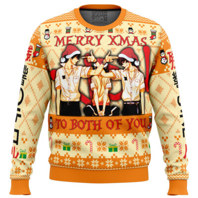 Merry Xmas to Both of You Terror in Resonance Ugly Christmas Sweater