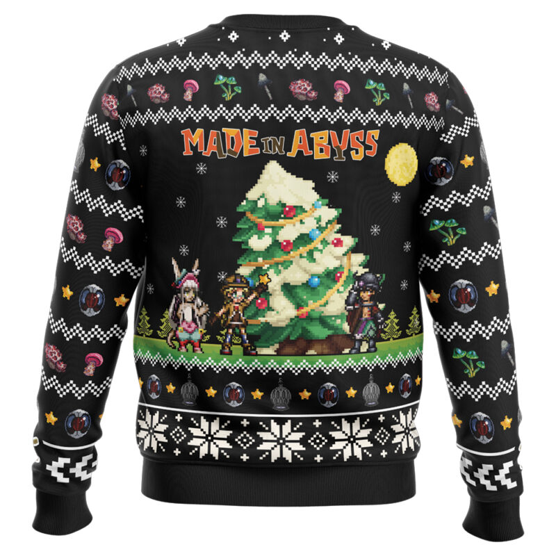 Nanachi Riko Reg Christmas Made in Abyss Ugly Christmas Sweater - Image 2