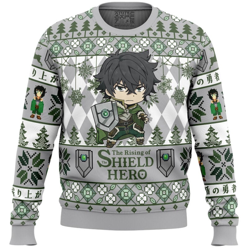 Naofumi Iwatani The Rising of the Shield Hero Ugly Christmas Sweater