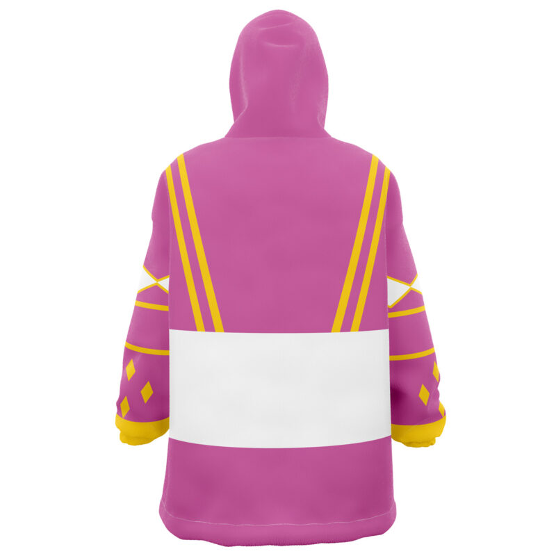 Pink Ranger Ninjetti  Rangers Snug Oversized Blanket Hoodie - Image 3