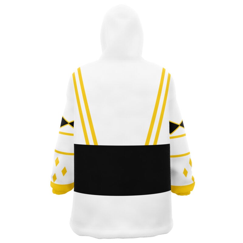 White Ranger Ninjetti  Rangers Snug Oversized Blanket Hoodie - Image 3